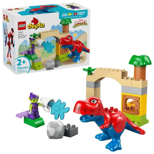 Klocki konstrukcyjne Duplo Dinozaur Spidey-Rex i Zielony Goblin Lego (10463)