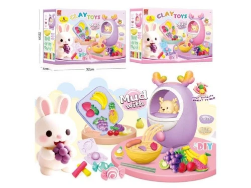 Masa plastyczna dla dzieci króliczek mix Bigtoys (BPLA8983)