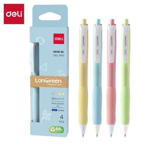 Długopis żelowy Longreen wkład niebieski Argo (EG60E-BK)