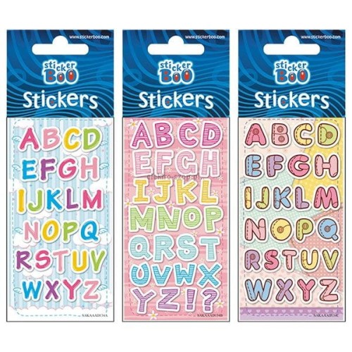 Naklejka (nalepka) Stickerboo LITERKI 2 (382531)