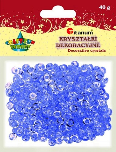Koraliki kreatywne Titanum Craft-Fun Series plastikowe liliowe (40g)