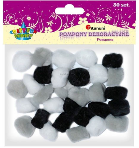 Pompony Titanum Craft-Fun Series mix 30 szt (283068)