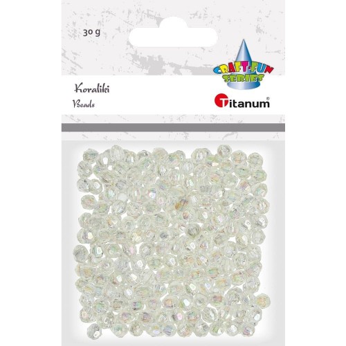Koraliki kreatywne Titanum Craft-Fun Series białe (18064)