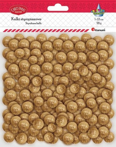 Ozdoba styropianowa Titanum Craft-Fun Series kulki (20WS0320-3G)