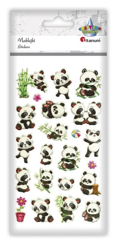 Naklejka (nalepka) Titanum Craft-Fun Series Panda wypukłe (JN-U038)