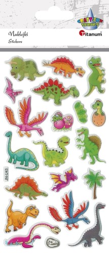 Naklejka (nalepka) Titanum Craft-Fun Series Dinozaury wypukłe (JN-U043)