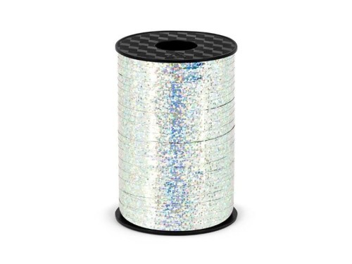 Wstążka Partydeco 5mm srebrna 225m (PRH5-018)