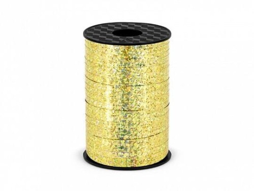Wstążka Partydeco złoty 5mm złota 225m (PRH5-019)