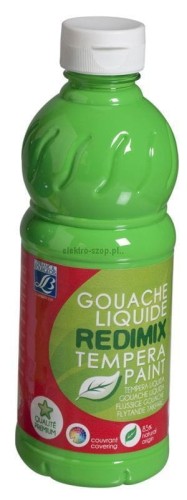 Farba tempera Lefranc&amp;Bourgeois REDIMIX kolor: zielony 500ml 1 kolor. (188013)