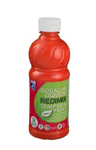 Farba tempera Lefranc&amp;Bourgeois REDIMIX kolor: pomarańczowy 500ml 1 kolor. (188004)