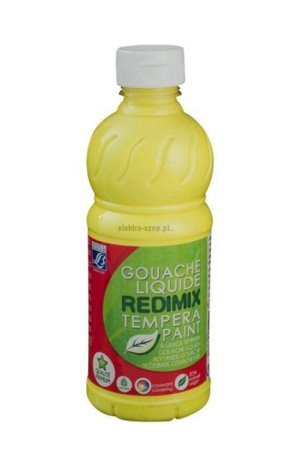 Farba tempera Lefranc&amp;Bourgeois REDIMIX kolor: yellow 500ml 1 kolor. (188281)