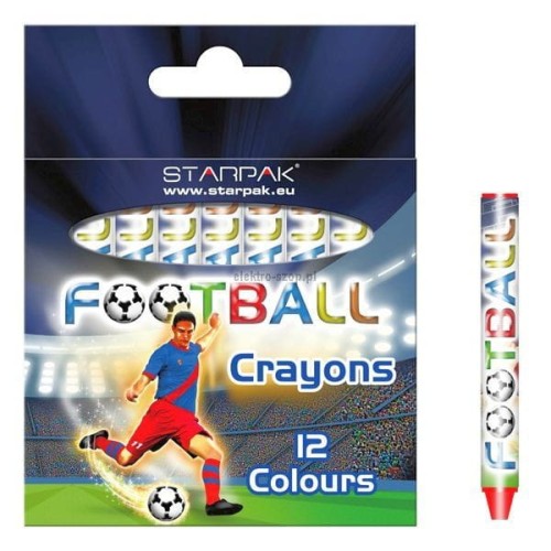 Kredki świecowe Starpak Football 12 kol. (274534)