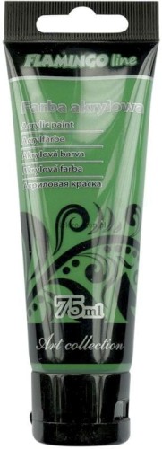 Farba akrylowa Flamingo Line kolor: zielony ciemny 75ml (049)