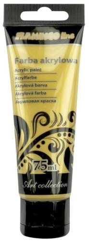 Farba akrylowa Flamingo Line kolor: złoty 75ml (113)