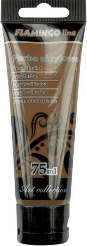Farba akrylowa Flamingo Line kolor: brązowy 75ml (091)