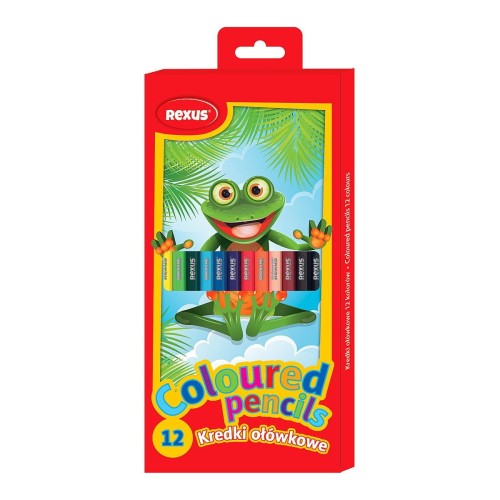 Kredki ołówkowe Rexus 12 kol. (603542)