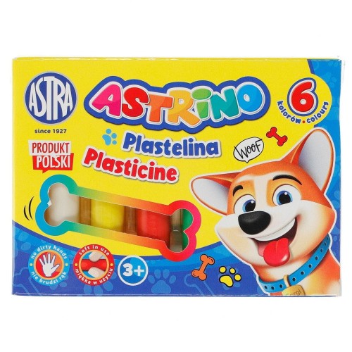 Plastelina Astrino 6 kol. mix (303221001)