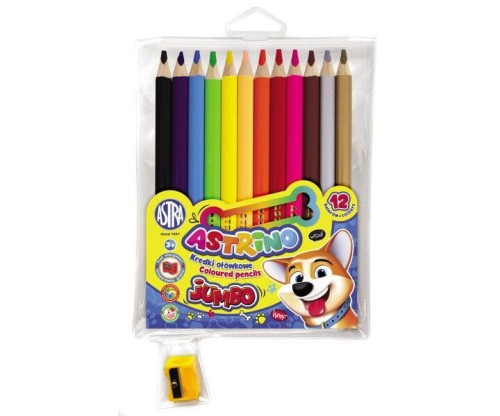 Kredki ołówkowe Astrino jumbo 12 kol. (312221001)