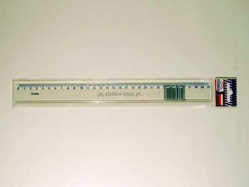 Linijka plastikowa Grales 30cm (L30 bl)