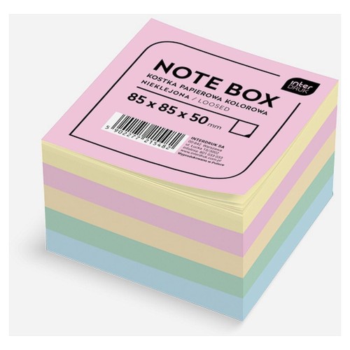 Kostka papierowa Interdruk - mix [mm:] 85x85x 50 (KOSPAPFKNK5)