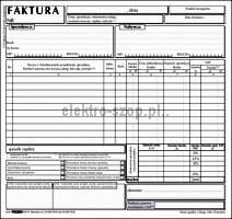 Druk samokopiujący Stolgraf faktura VAT 2/3 A4 brutto uniwersalna 2/3 A4 100k. (F13)