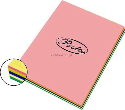 Papier kolorowy Protos pastel A3 - mix pastelowy 80g