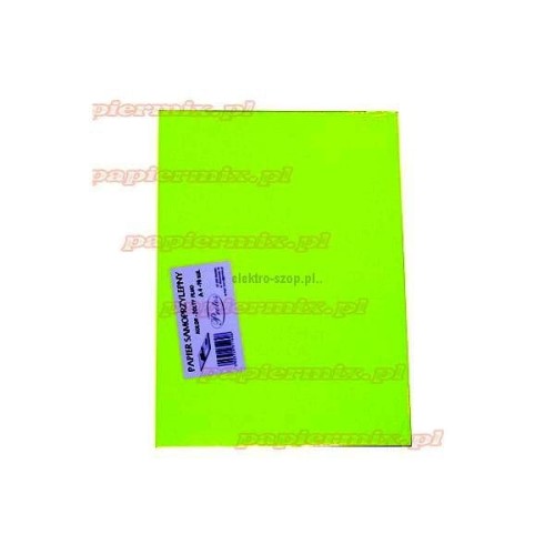 Etykieta samoprzylepna Protos fluo A4 - żółty fluorescencyjny [mm:] 210x297