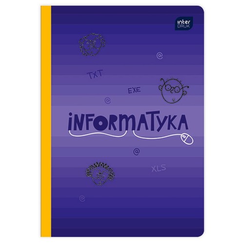 Zeszyt tematyczny Interdruk A5 60k. 70g krata (ZE60#INFFSC)