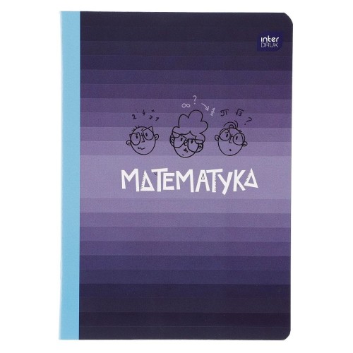 Zeszyt tematyczny Interdruk A5 60k. 70g krata (ZE60#MATFSC)