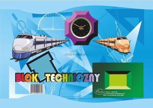 Blok techniczny Protos A3 biały 10k