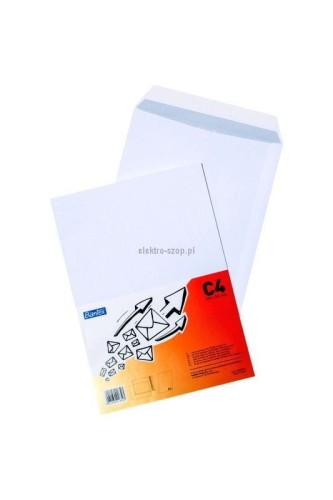 Koperta Bantex HK C4 - biały [mm:] 229x324 (400085701) 25 sztuk