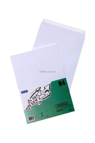 Koperta Bantex HK B4 - biały [mm:] 250x353 (400085702) 25 sztuk