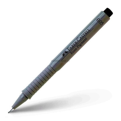 Cienkopis kreślarski Faber Castell Ecco Pigment, czarny 0,05mm 1kol. (FC166099)