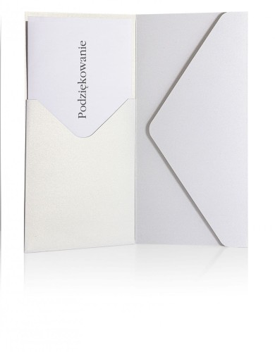 Koperta Galeria Papieru pearl biały SP DL - biały [mm:] 110x220 (280901) 5 sztuk