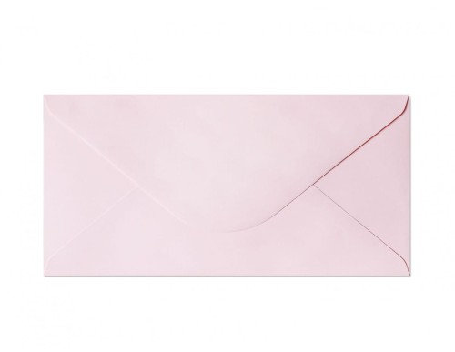 Koperta Galeria Papieru gładki różowy satynowany k 130 DL - różowy (280126) 10 sztuk