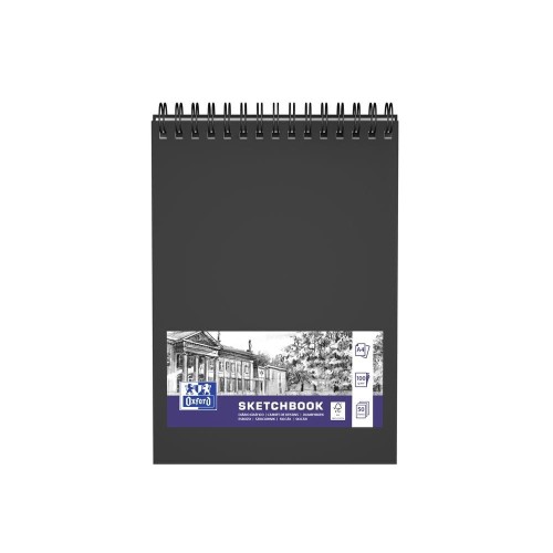 Blok artystyczny Oxford czarny A4 100g 50k (400152648)