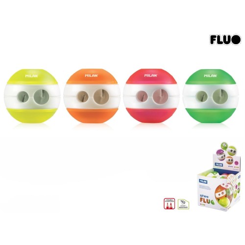 Temperówka Milan Sphere Fluo - mix (20156824FL)