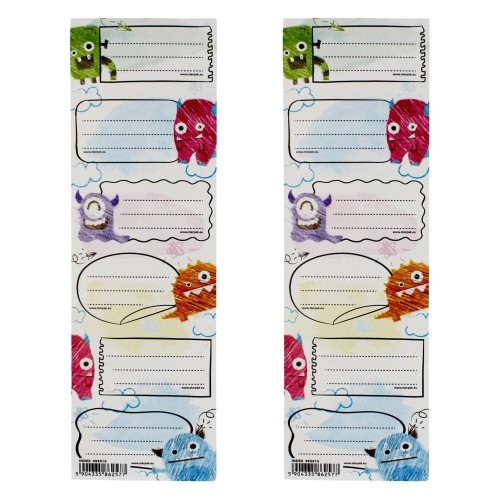 Naklejka na zeszyt Starpak Monster (495015)