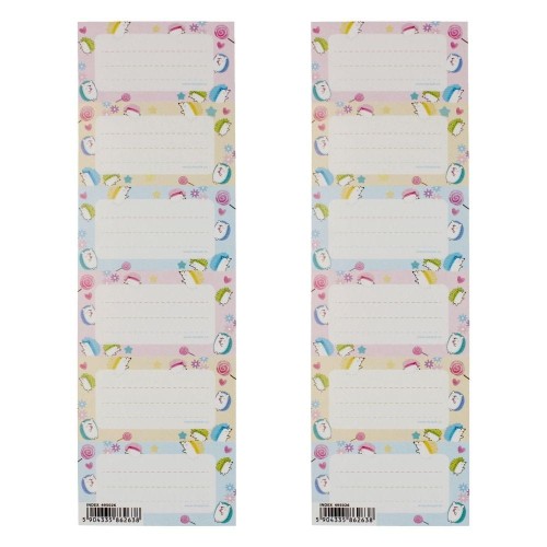 Naklejka na zeszyt Starpak Pastel 1 (495026)