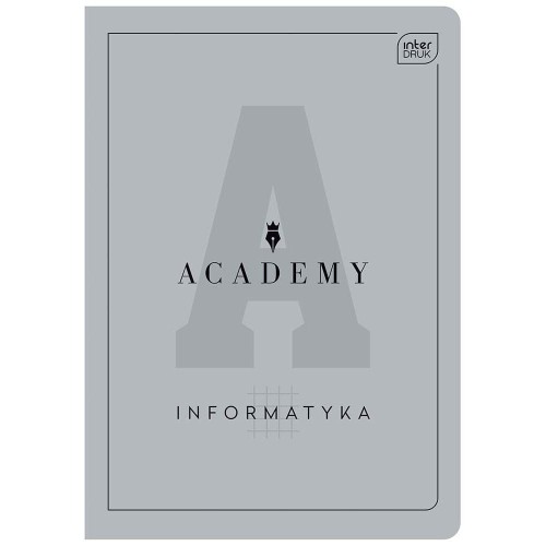 Zeszyt tematyczny Interdruk ACADEMY A5 60k. 90g krata (ZE60#INFACA)