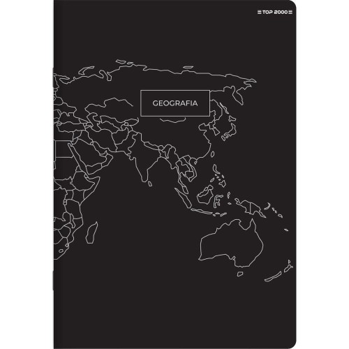 Zeszyt Top 2000 geografia mix A5 60k. 70g krata (400168980)
