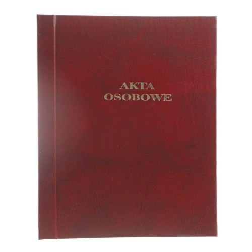 Teczka do akt osobowych Barbara A4 - bordowy (1822000)