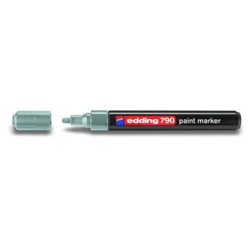 Marker specjalistyczny Edding 790, srebrny 2,0-3,0mm okrągła/ścięta końcówka