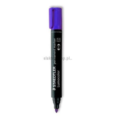 Marker permanentny Staedtler, niebieski 2,0mm ścięta końcówka