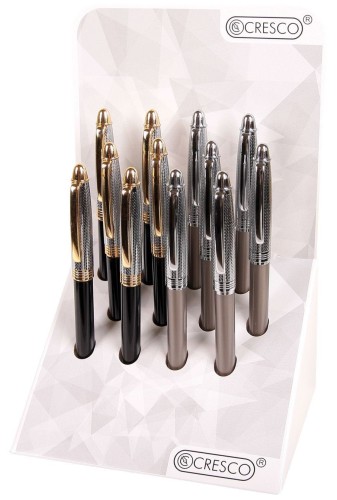 Długopis wielkopojemny Cresco Majestic niebieski 1,0mm (830081)