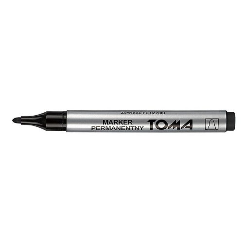 Marker permanentny Toma, czarny 1,5mm okrągła końcówka (TO-090 3 2)