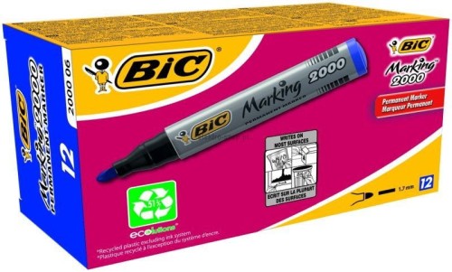 Marker permanentny Bic Marking 2000, niebieski 1,5mm okrągła końcówka (8209143)