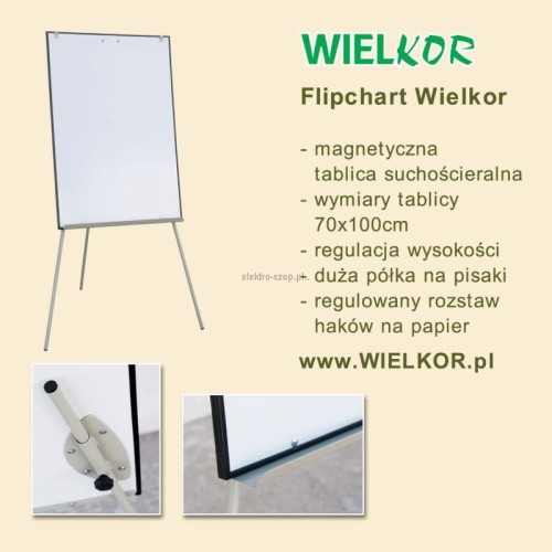 Tablica flipchart Wielkor [mm:] 700x1000