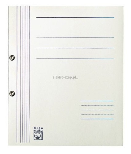 Skoroszyt Bigo A4 - biały 250-280g (0019)