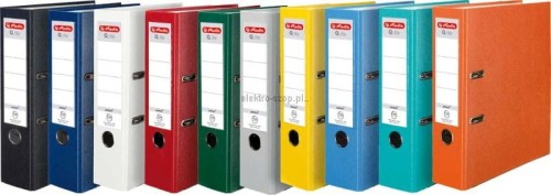 Segregator dźwigniowy Herlitz Q. file Standard A4 80mm niebieski jasny (0011178936)